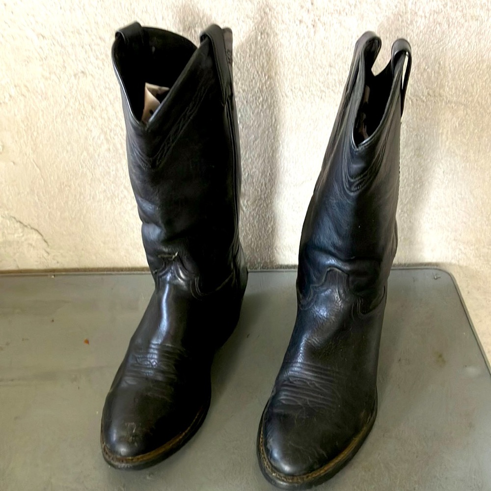 Men’s black Abilene western cowboy boots men’s 10!reg